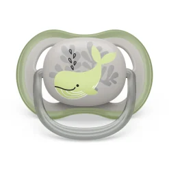 Avent 2 ciucci ultra air 6-18 mesi colore verde/grigio – philips