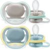 Avent 2 ciucci ultra air 18+ mesi colore grigio/blu – philips