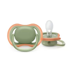 Avent 2 ciucci ultra air 6-18 mesi colore verde/grigio – philips