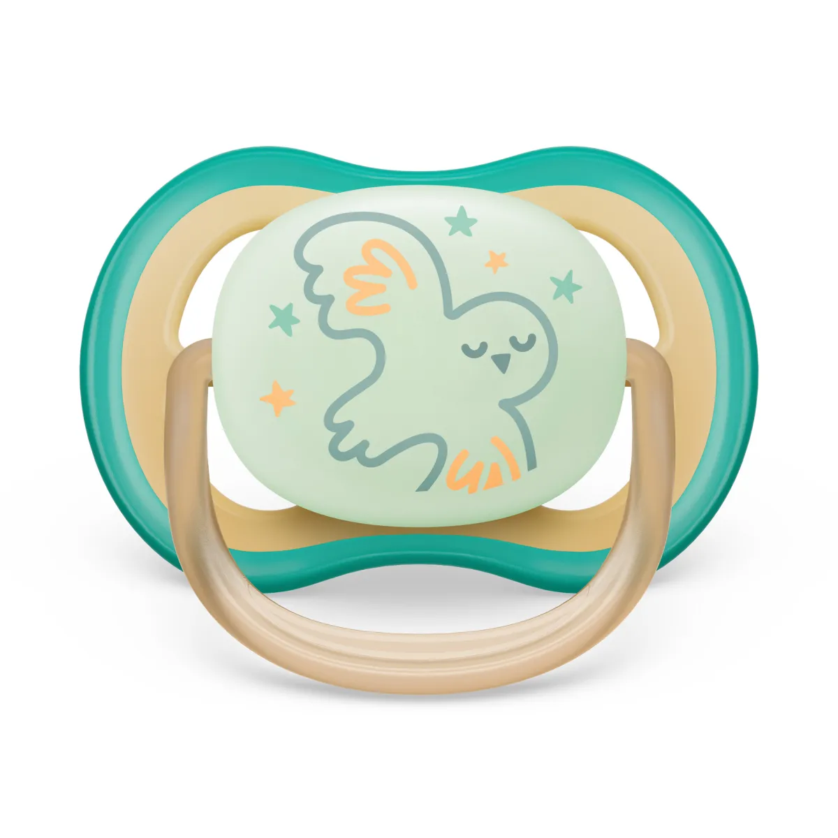 Avent 2 ciucci ultra air night time 0-6 mesi decorazione stella/uccellino – philips