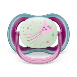 Avent 2 ciucci ultra air night time 6-18 mesi decorazione stella/dreams – philips