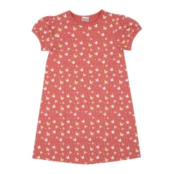 Mawi Abito bimba corallo stampa farfalle