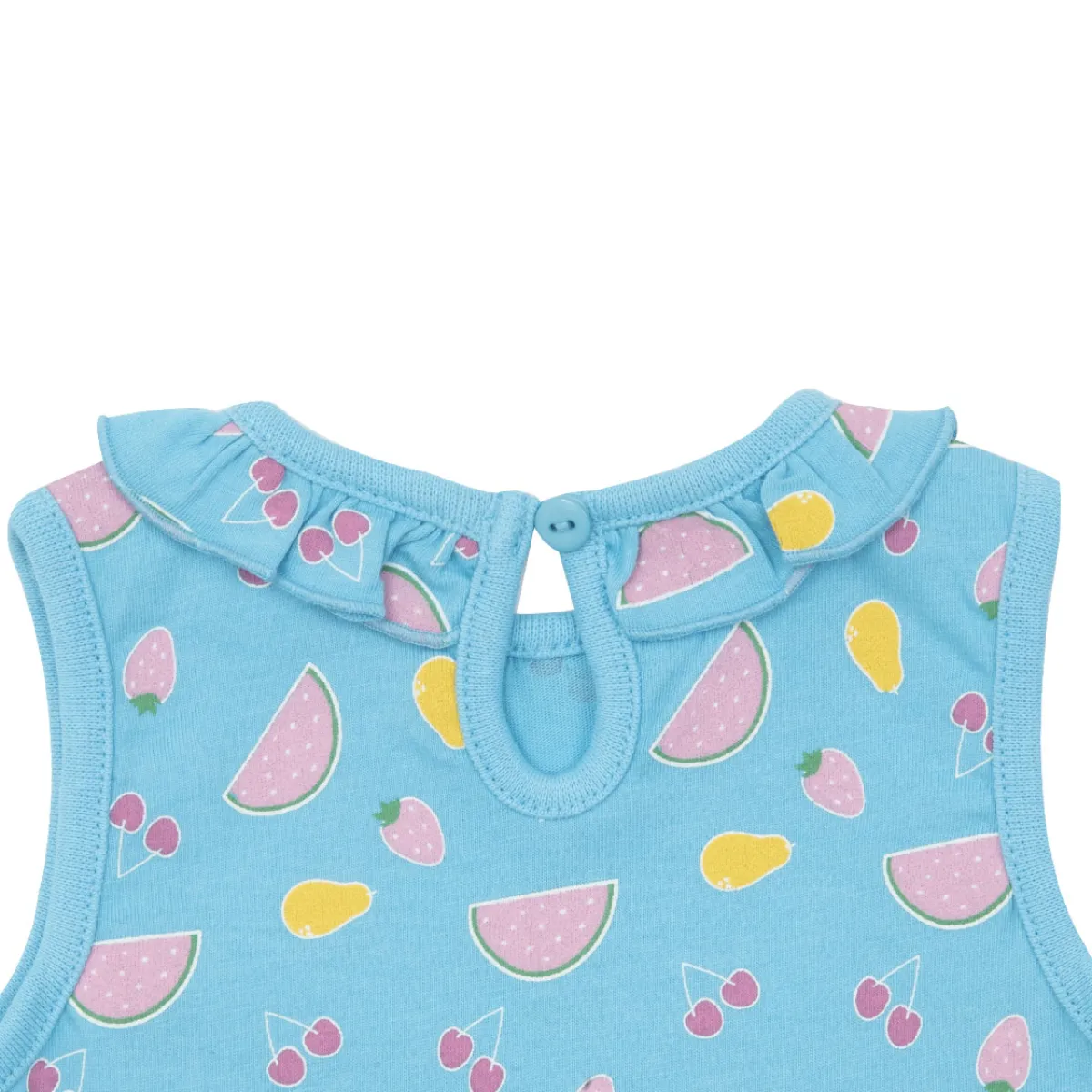 Mawi Abito estivo bimba azzurro stampa anguria