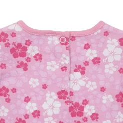 Mawi Abito jersey bimba rosa stampato