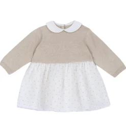 Chicco Abito oro con tulle –