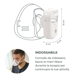 Nuvita Aerosol indossabile con tecnologia mesh –