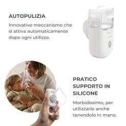 Nuvita Aerosol indossabile con tecnologia mesh –