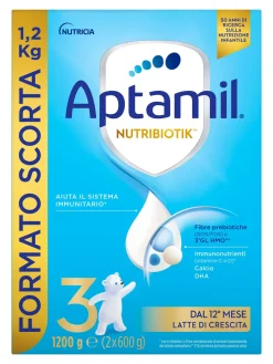 Aptamil – 3 latte di crescita nutrobiotik 1.200gr (2 buste x 600gr)