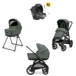 Inglesina Aptica xt system quattro darwin recline colore taiga green telaio nero –