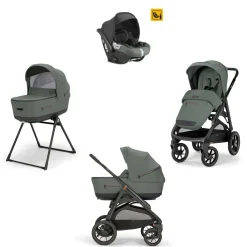 Inglesina Aptica xt system quattro darwin colore taiga green telaio nero –