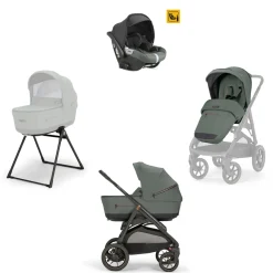 Inglesina Aptica xt system quattro darwin colore taiga green telaio nero –