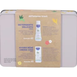 Mustela Baby box detergente delicato + hydra bébé crema viso –