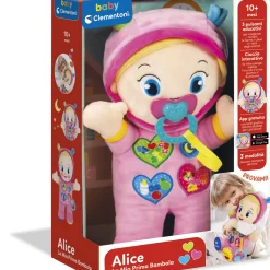 Baby Clementoni – 17201 – alice, la mia prima bambola interattiva