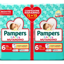 Catalogo Pampers Baby dry mutandino junior pacco doppio x36 – pampers