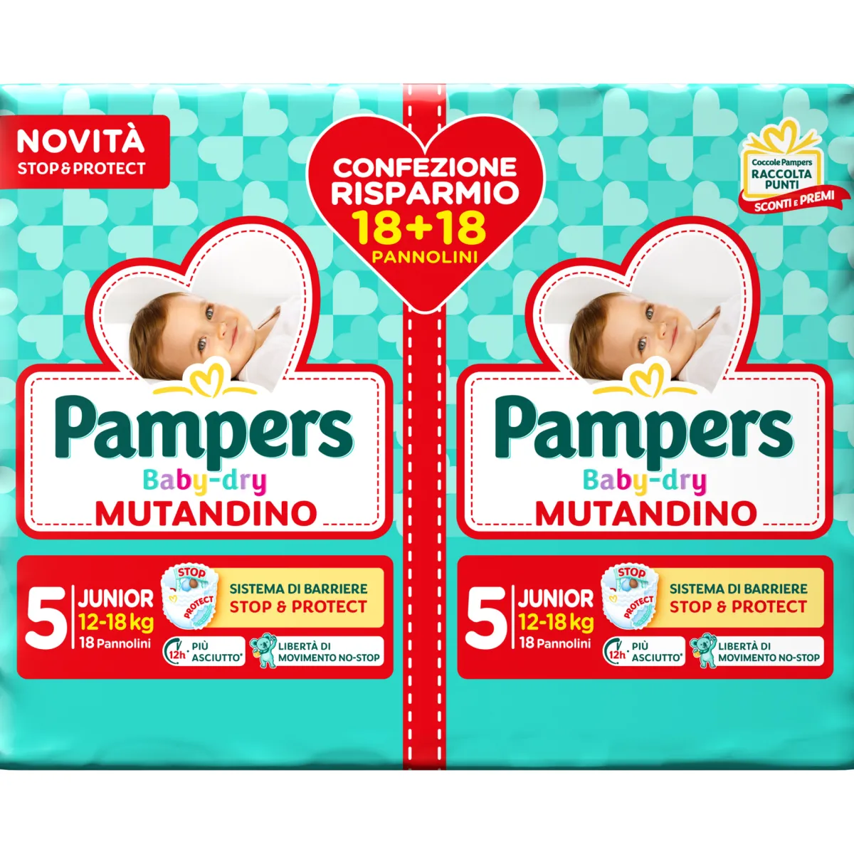 Catalogo Pampers Baby dry mutandino taglia 6 xl pacco doppio x30 – pampers