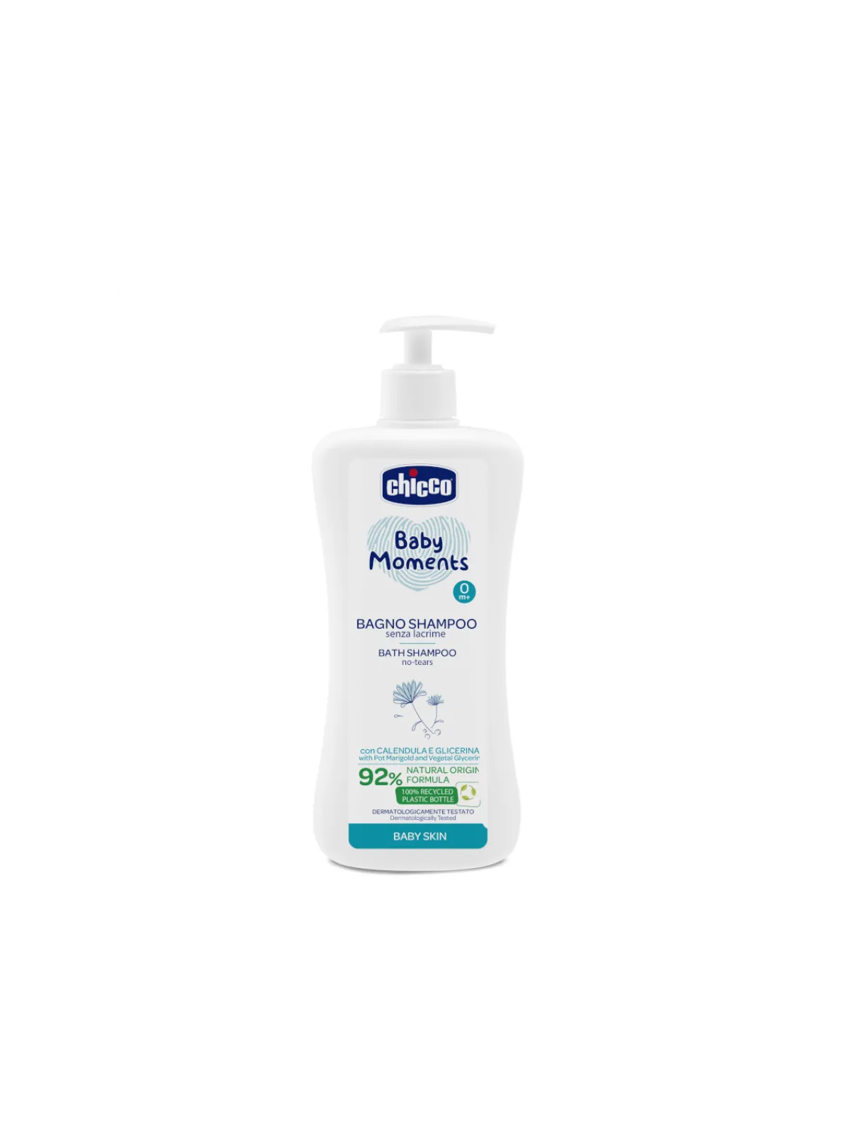 Chicco Bagno shampoo senza lacrime baby moments baby skin