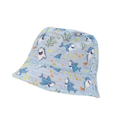 Mawi Berretto da pescatore bimbo azzurro fondale marino