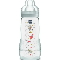 Mam Biberon easy active baby bottle 330 ml 4+ mesi, tettarella misura 3 piatta e simmetrica, neutro –