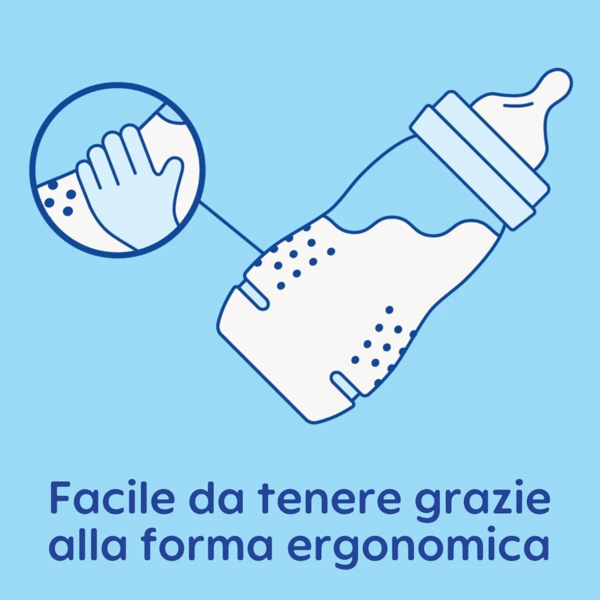 Mam Biberon easy active baby bottle 330 ml 4+ mesi, tettarella misura 3 piatta e simmetrica, neutro –