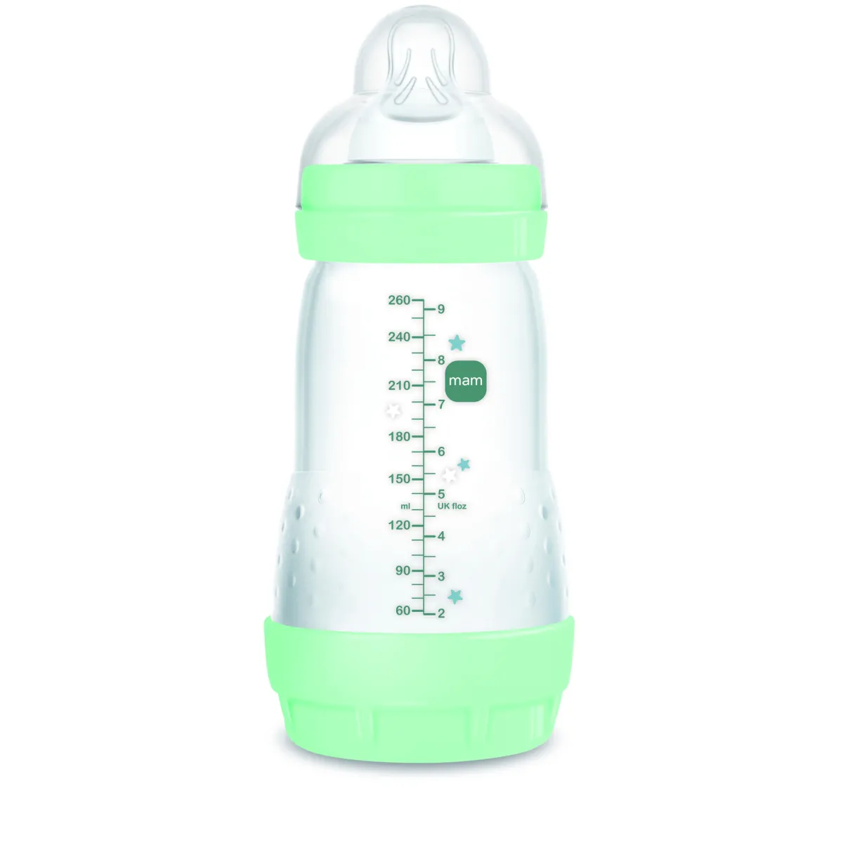Mam Biberon easy start 260ml bio-circolare conf. singola verde –