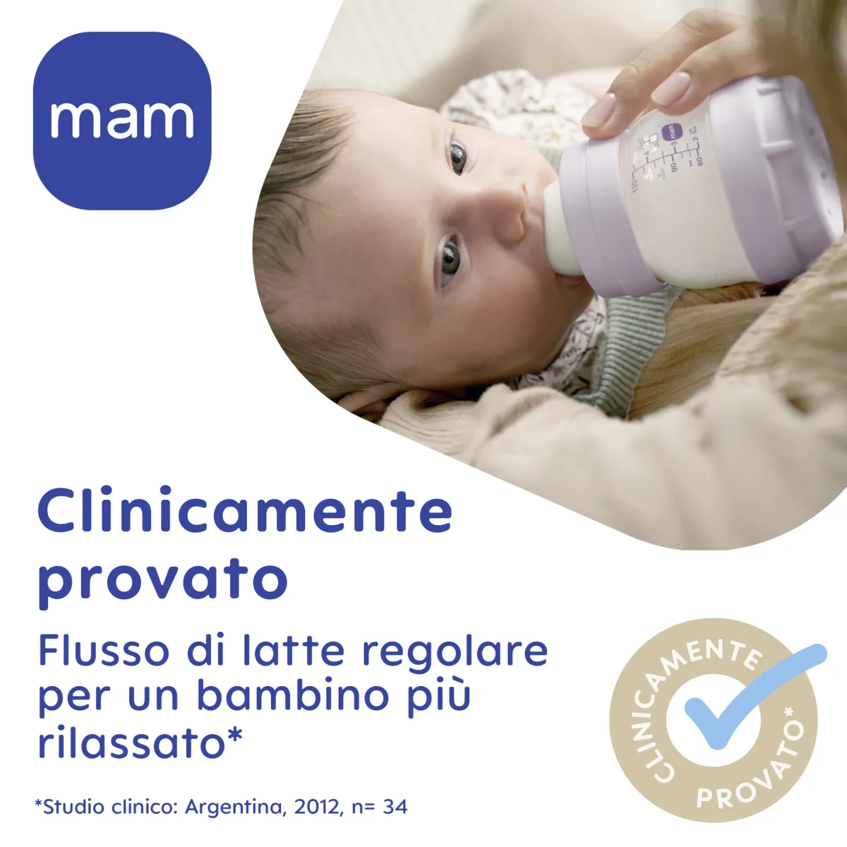 Mam Biberon easy start 260ml bio-circolare conf. singola verde –