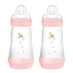 Mam Biberon easy start 260ml bio-circolare conf. doppia rosa –