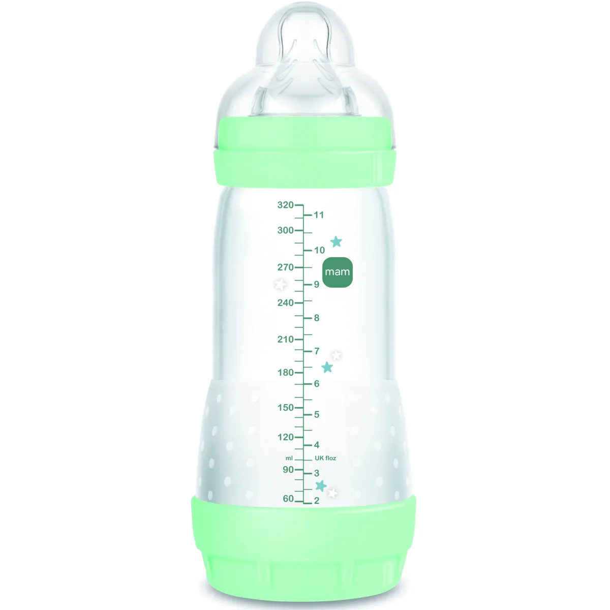 Mam Biberon easy start 320ml bio-circolare conf. singola verde –