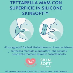 Mam Biberon feel good 260 ml +2mesi con tettarella misura 2, neutro –