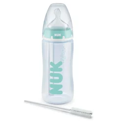 Nuk Biberon first choice+ anticolica pro 300 ml 0-6 mesi con spazzolino pulizia incluso –