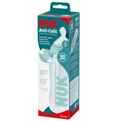 Nuk Biberon first choice+ anticolica pro 300 ml 0-6 mesi con spazzolino pulizia incluso –