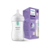 Avent Biberon natural con tettarella a risposta naturale e valvola airfree decorazione orsetto da 260 ml 1m+ | senza bpa – philips