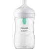 Avent Biberon natural con tettarella a risposta naturale e valvola airfree da 260 ml 3-6m flusso 3 | senza bpa – philips