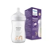Avent Biberon natural con tettarella a risposta naturale decorazione giraffe da 260 ml 1m+ | senza bpa – philips