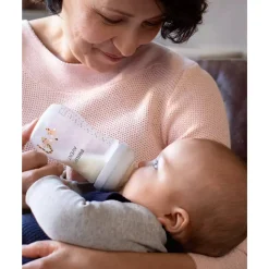 Avent Biberon natural con tettarella a risposta naturale decorazione giraffe da 260 ml 1m+ | senza bpa – philips