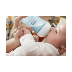 Avent Biberon natural con tettarella a risposta naturale azzurro da 260 ml 1m+ | senza bpa – philips
