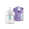 Avent Biberon natural con tettarella a risposta naturale e valvola airfree da 125 ml 0m+| senza bpa – philips