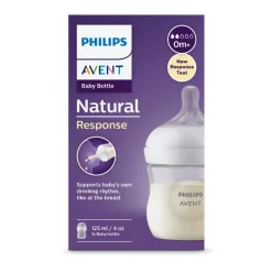 Avent Biberon natural con tettarella a risposta naturale da 125 ml 0m+ | senza bpa – philips