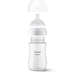 Avent Biberon natural con tettarella a risposta naturale da 260 ml 1m+ | senza bpa – philips