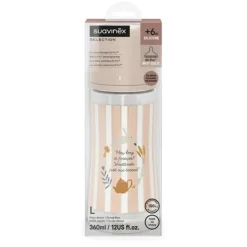 Suavinex Biberon wonderland 360 ml flusso denso rosa –