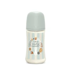 Suavinex Biberon wonderland 270 ml flusso medio azzurro –