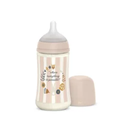 Suavinex Biberon wonderland 270 ml flusso medio rosa –