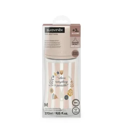 Suavinex Biberon wonderland 270 ml flusso medio rosa –