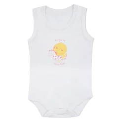 Mawi Body a canotta bimba bianco stampato