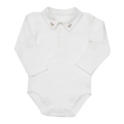 Mawi Body jersey stretch bimbo colletto ricamato