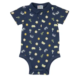 Mawi Body manica corta jersey bimbo blu