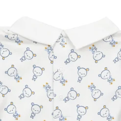 Mawi Body manica lunga bimbo bianco stampato