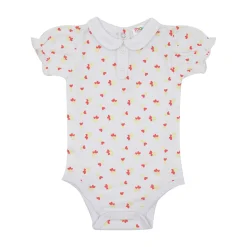 Mawi Body mezza manica bimba bianco stampato
