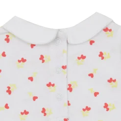 Mawi Body mezza manica bimba bianco stampato