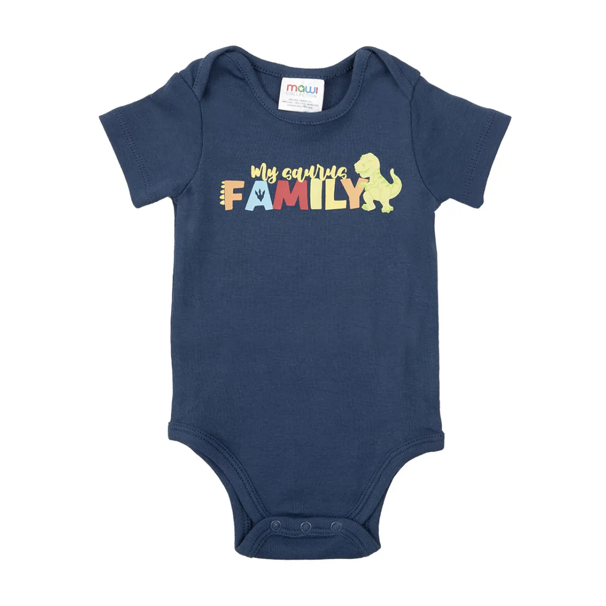 Mawi Body mezza manica bimbo scuro stampato