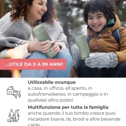 Nuvita Bollitore e scalda latte portatile hot’n’go –